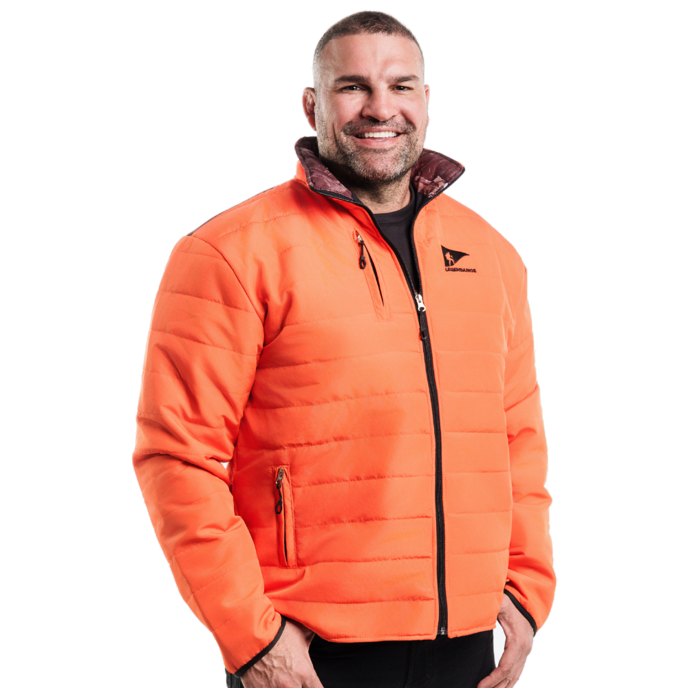 Jaqueta Puffer Laranja