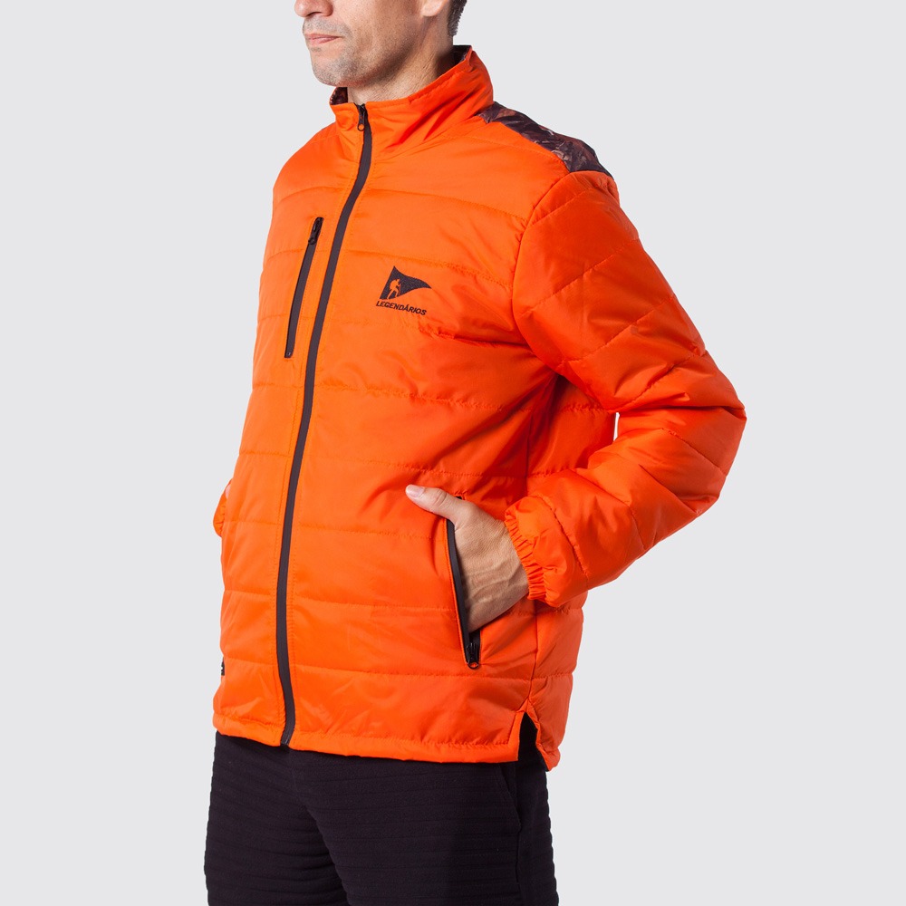 Jaqueta Puffer Laranja