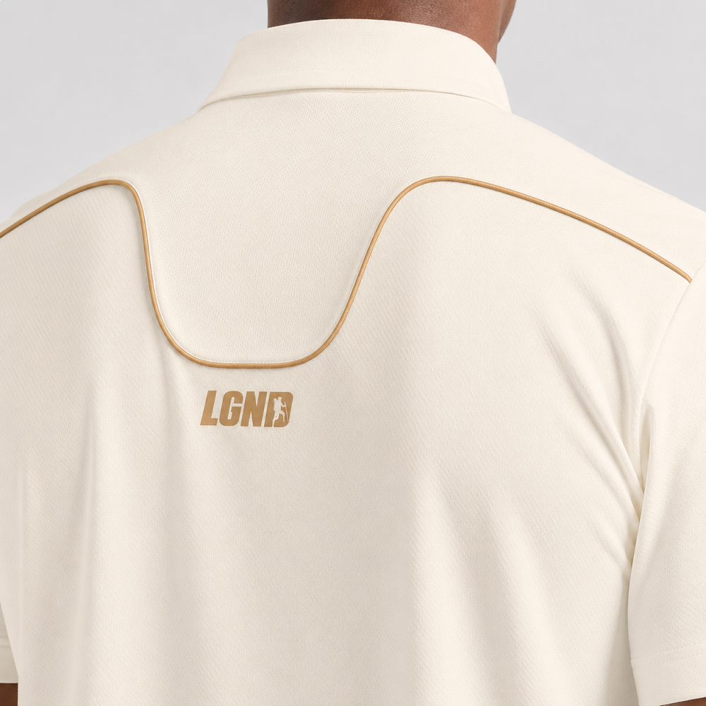 Polo Masculina Legendarios Relevo Nas Costas- Off White