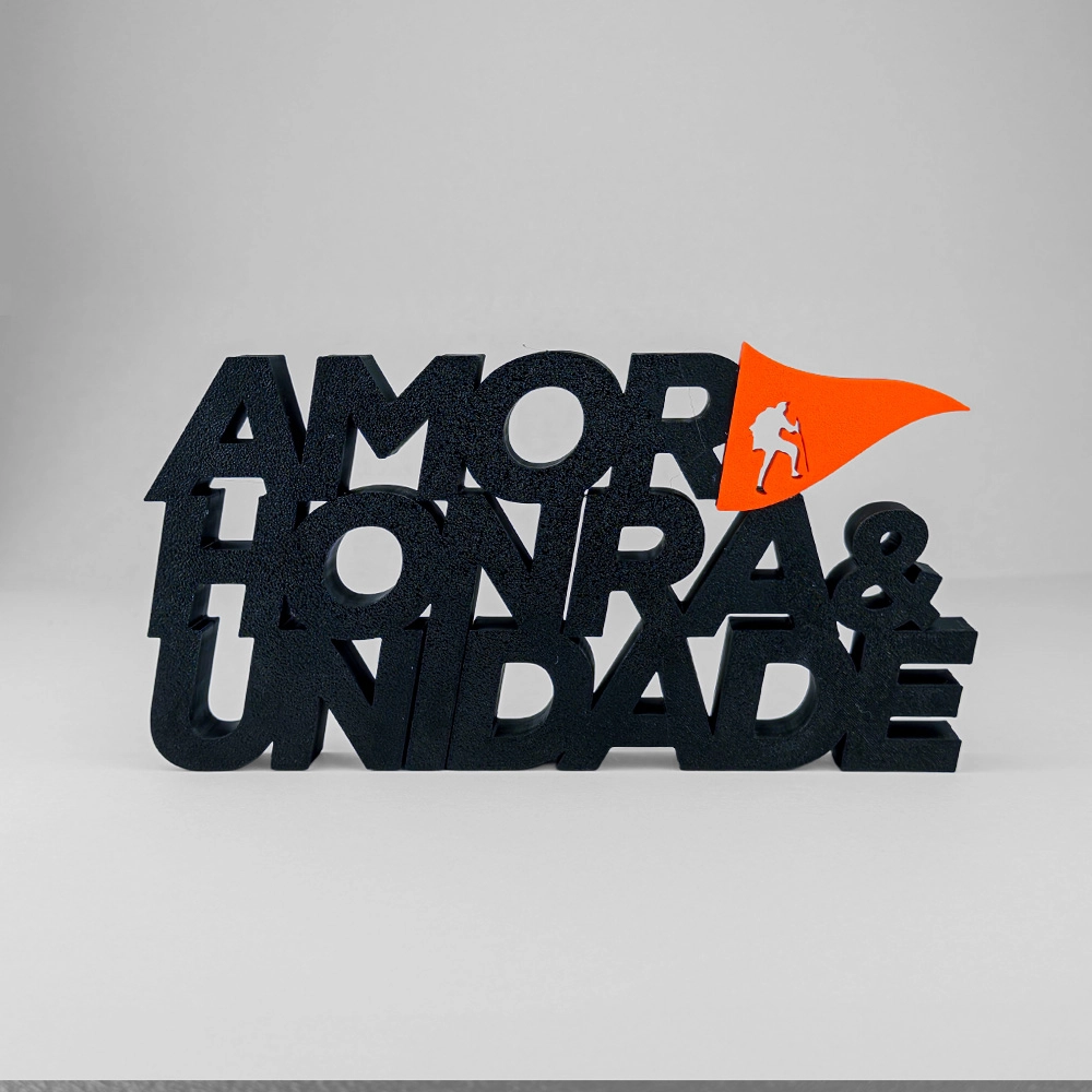 AMOR, HONRA E UNIDADE PRETO