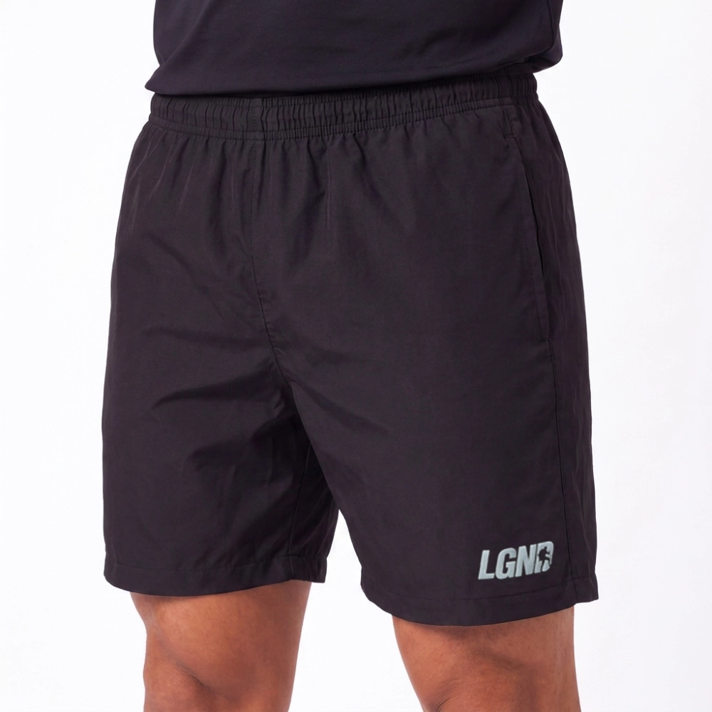 Bermuda Tactel Lgnd Logo Silver / Preto