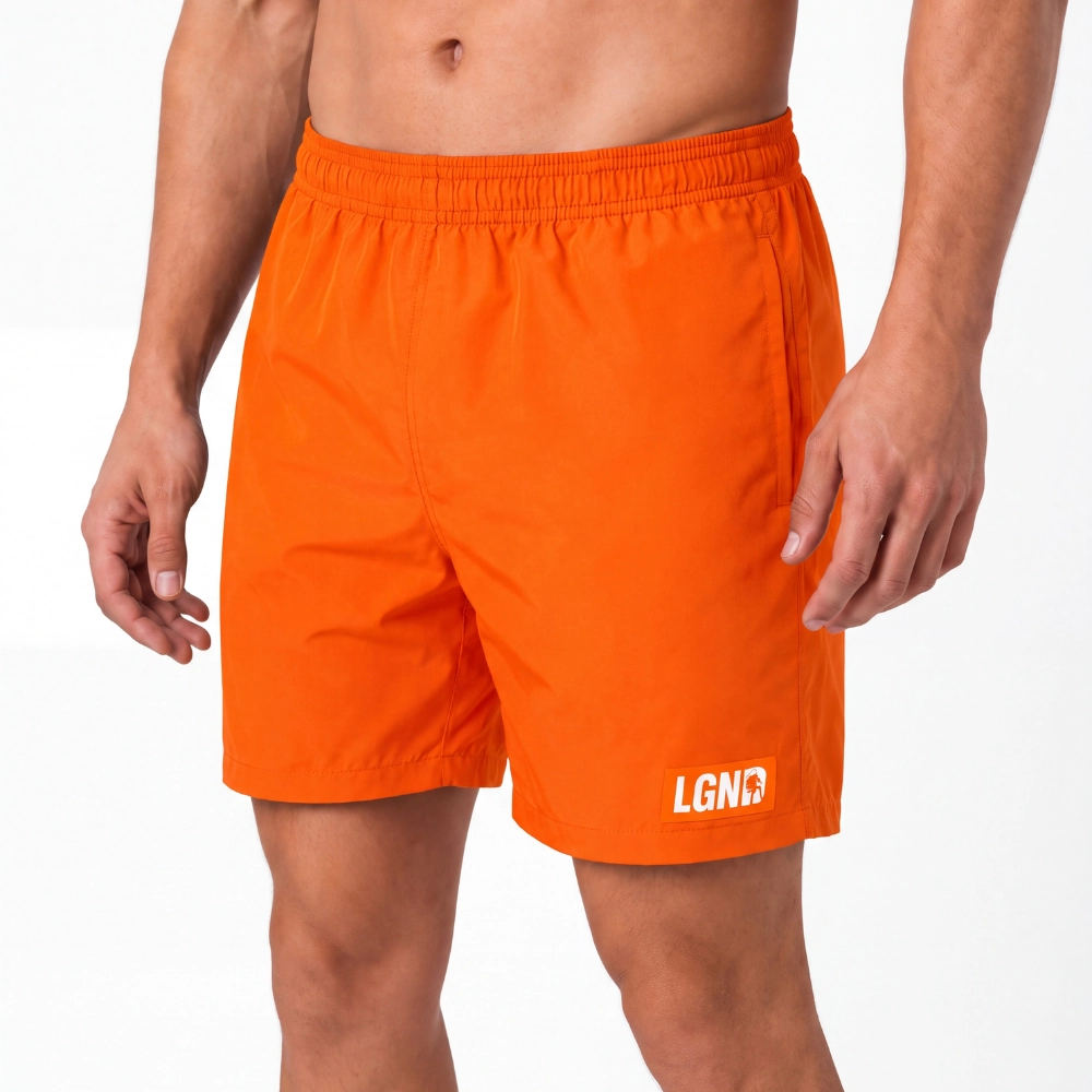 Bermuda Tag Emborrachada - Laranja