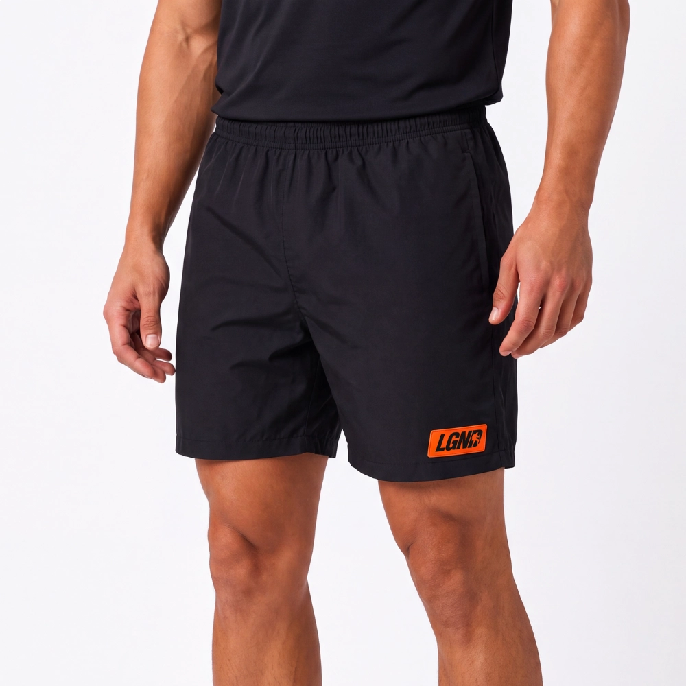 Bermuda Tag Emborrachada / Preto