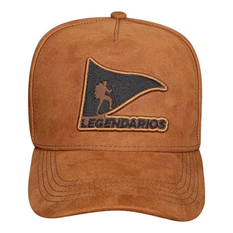 Boné KIDS Snapback Suede Marrom