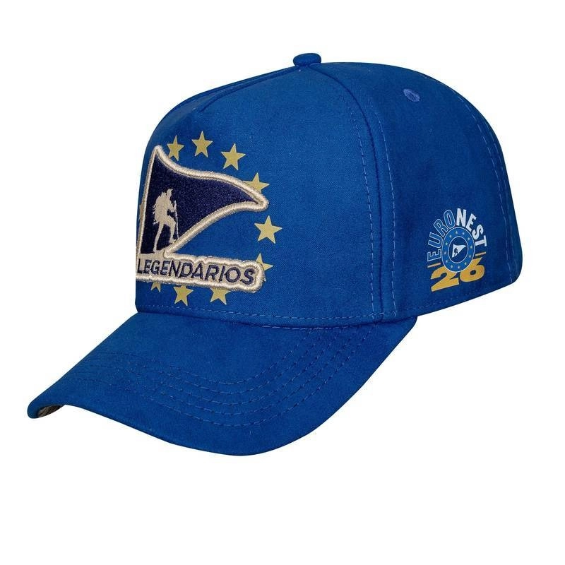 Boné Snapback Suede Azul Europa - Legendários