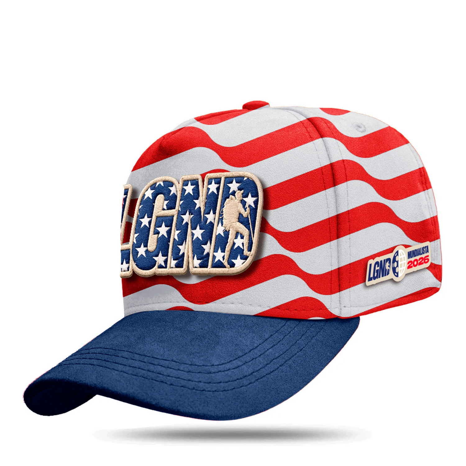 Boné Snapback Suede USA - Mundialista