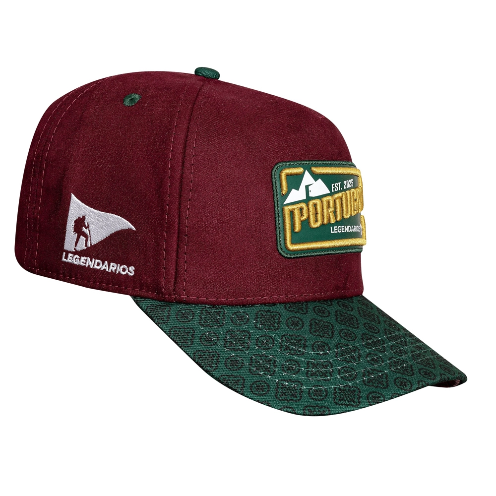 Boné Snapback Vinho Aba Verde  -  Portugal