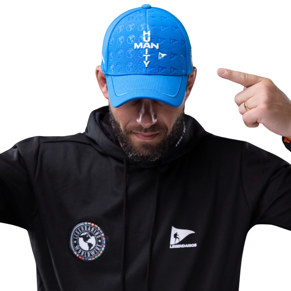 Boné Dad Hat Edição Limitada Humanity - Azul