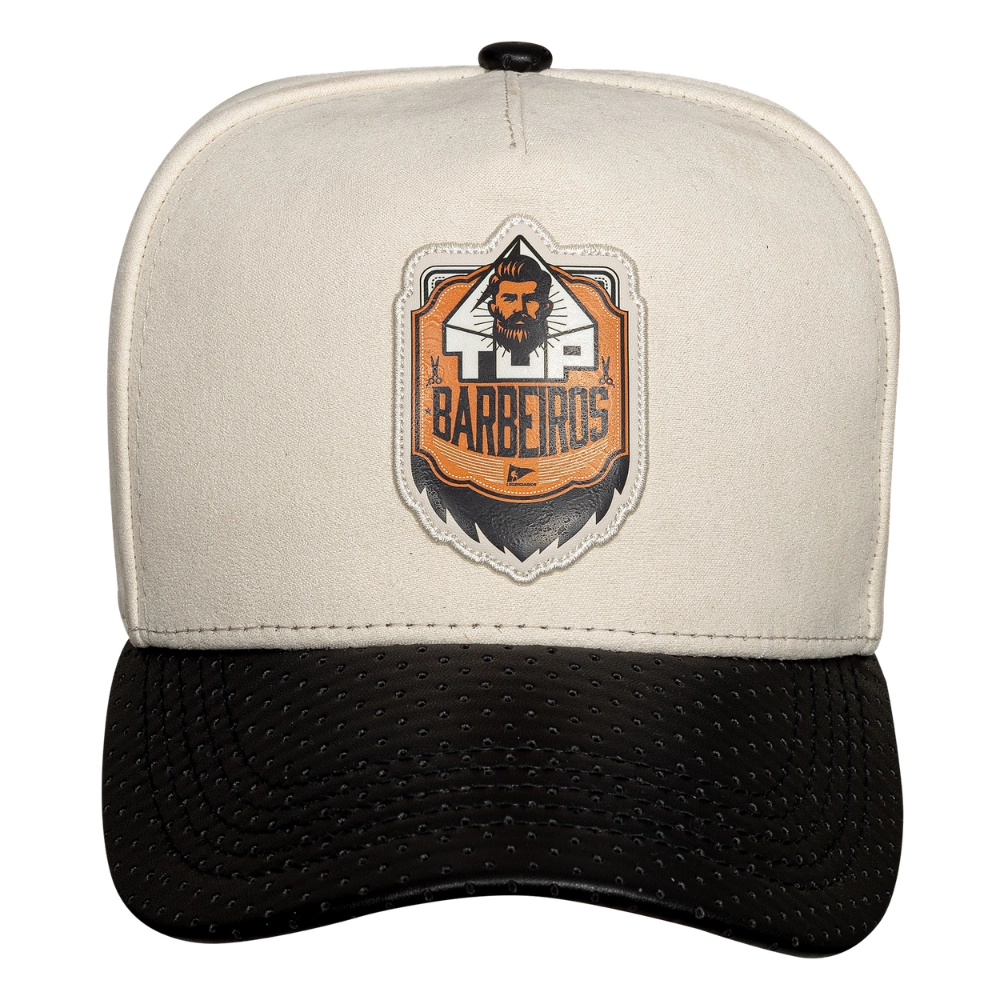 Boné SnapBack Off White Aba preta - Barbeiros