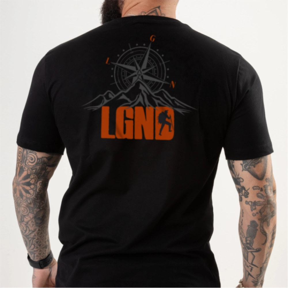 CAMISETA ESTAMPADA PIMA LGND-PRETO