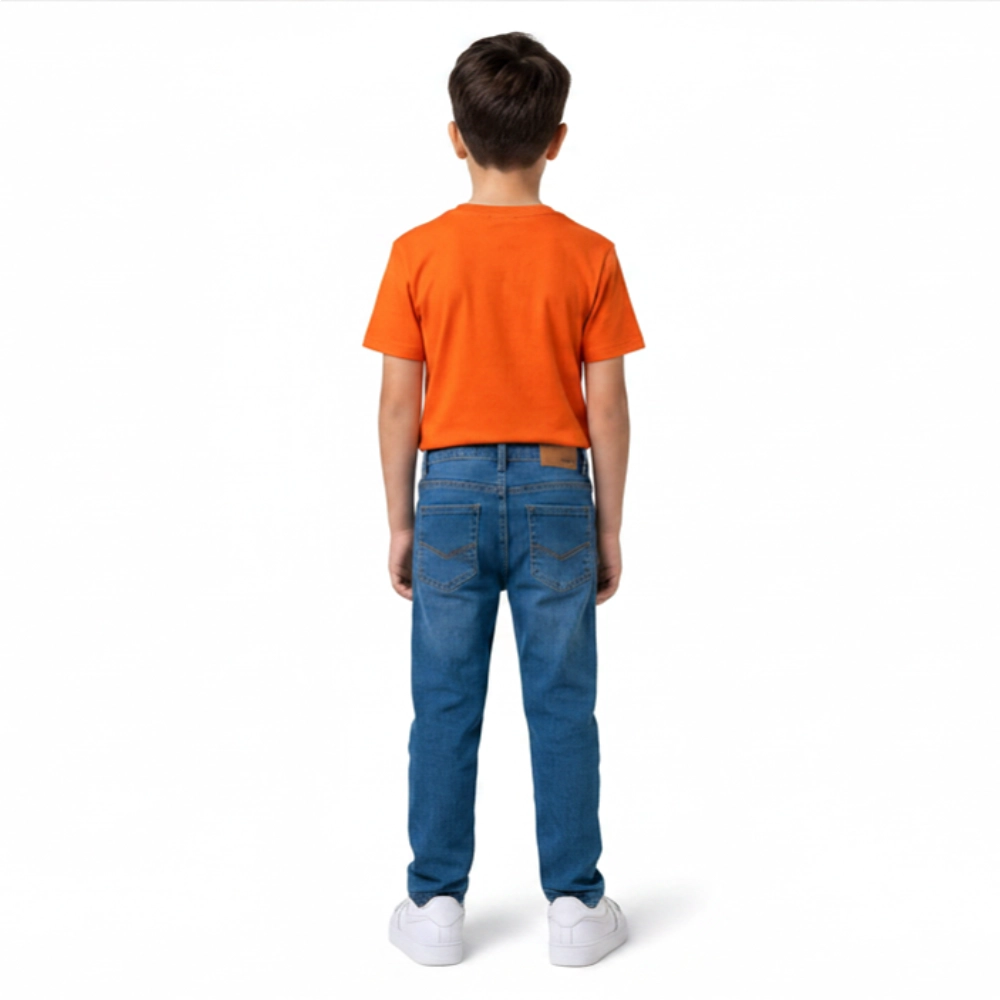 Camiseta Lgnd Inf Mc Meu Pai É Legendário Algodão-Laranja