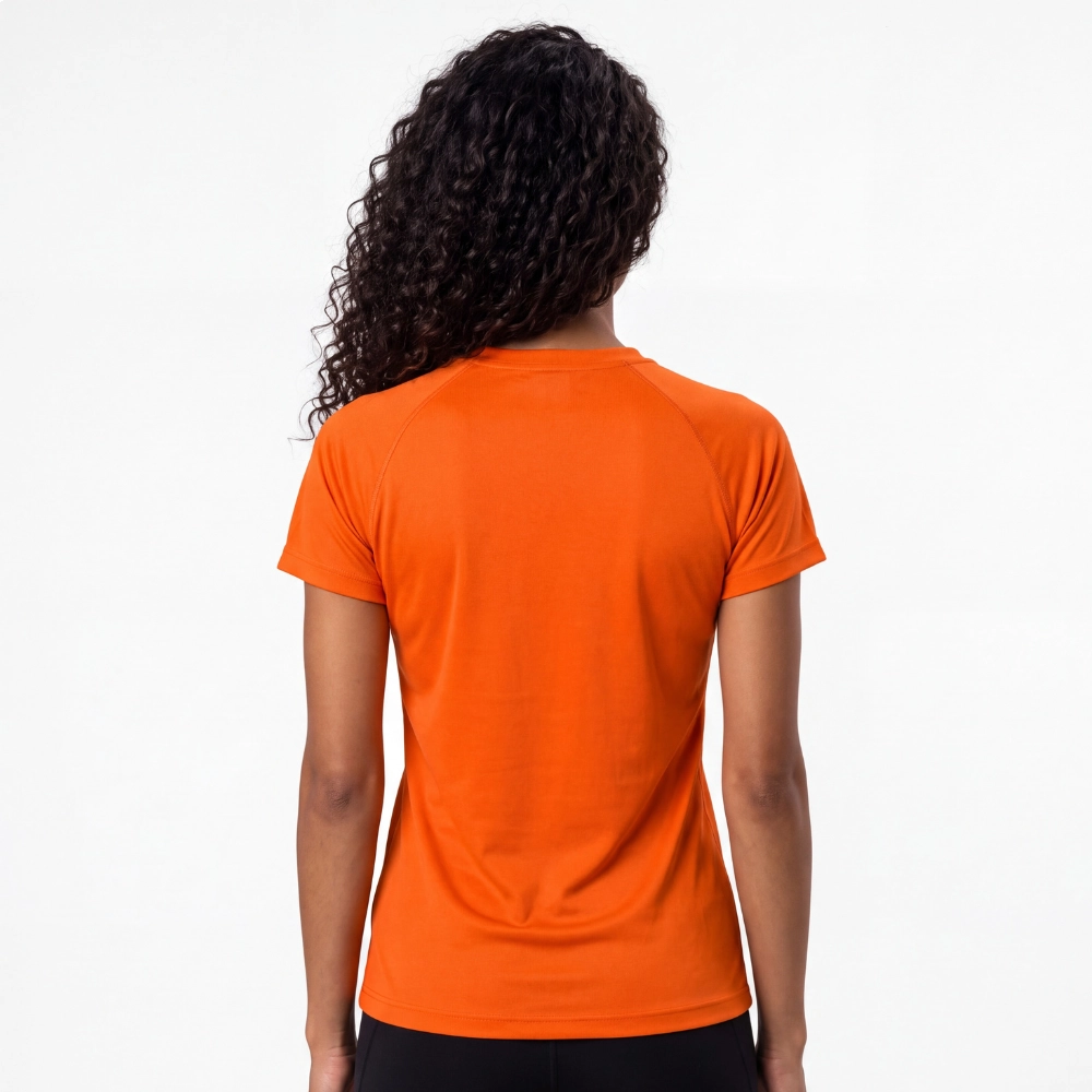 Camiseta Manga Curta UV 50+ Feminina - Laranja Camiseta Manga Curta UV 50+ Feminina - Laranja