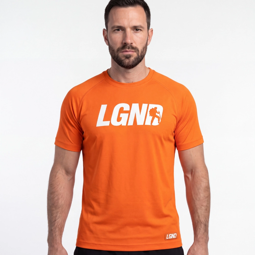Camiseta Manga Curta UV 50+ - Laranja