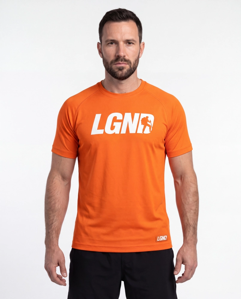 Camiseta Manga Curta UV 50+ - Laranja