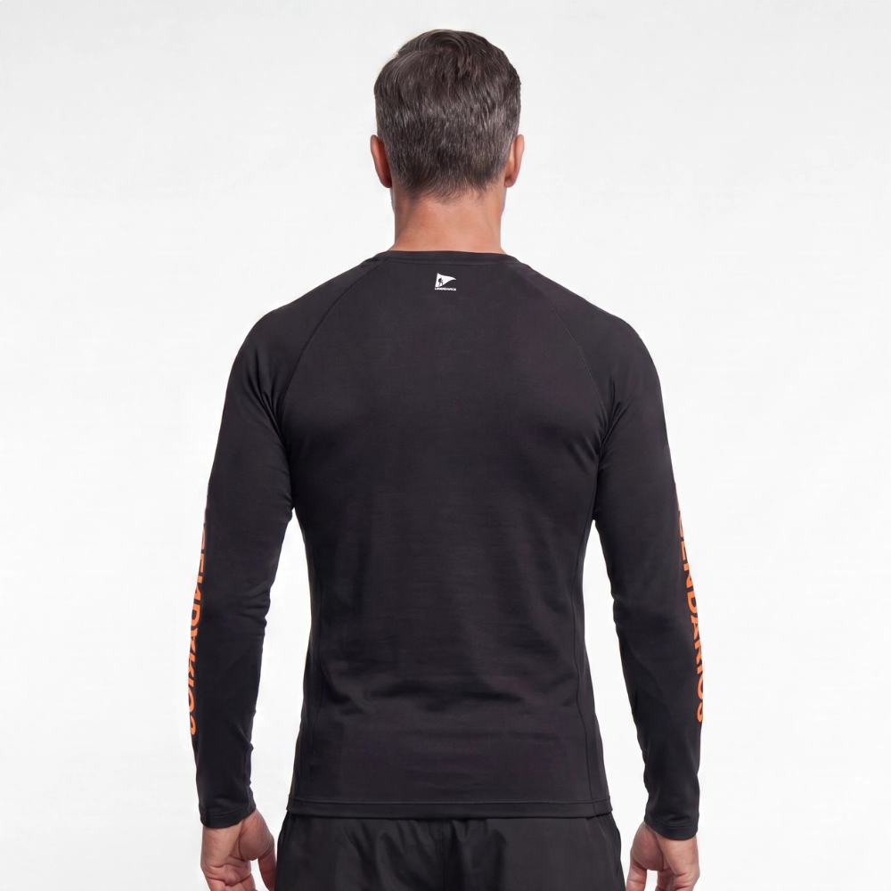 Camiseta Manga Longa Dry-Fit - Preta