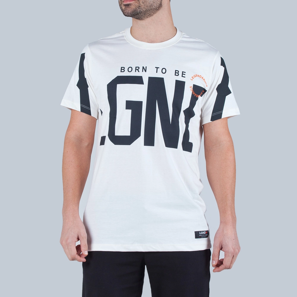 Camiseta Masculina Born To Be Legendários Branco