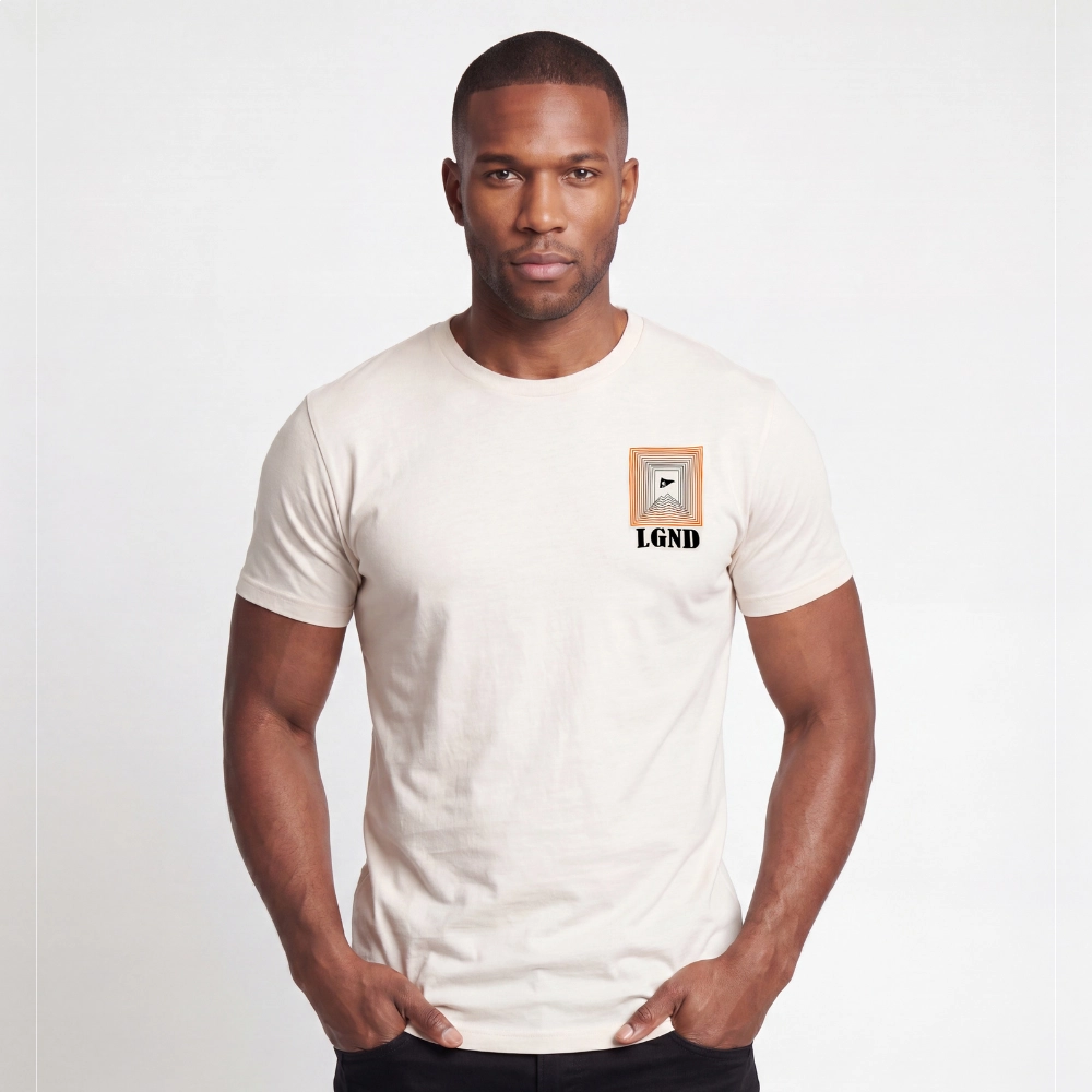 Camiseta Masculina Estampa Logo Lgnd -Off White