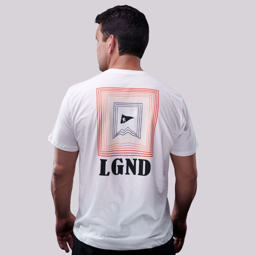 Camiseta Masculina Estampa Logo Lgnd -Off White