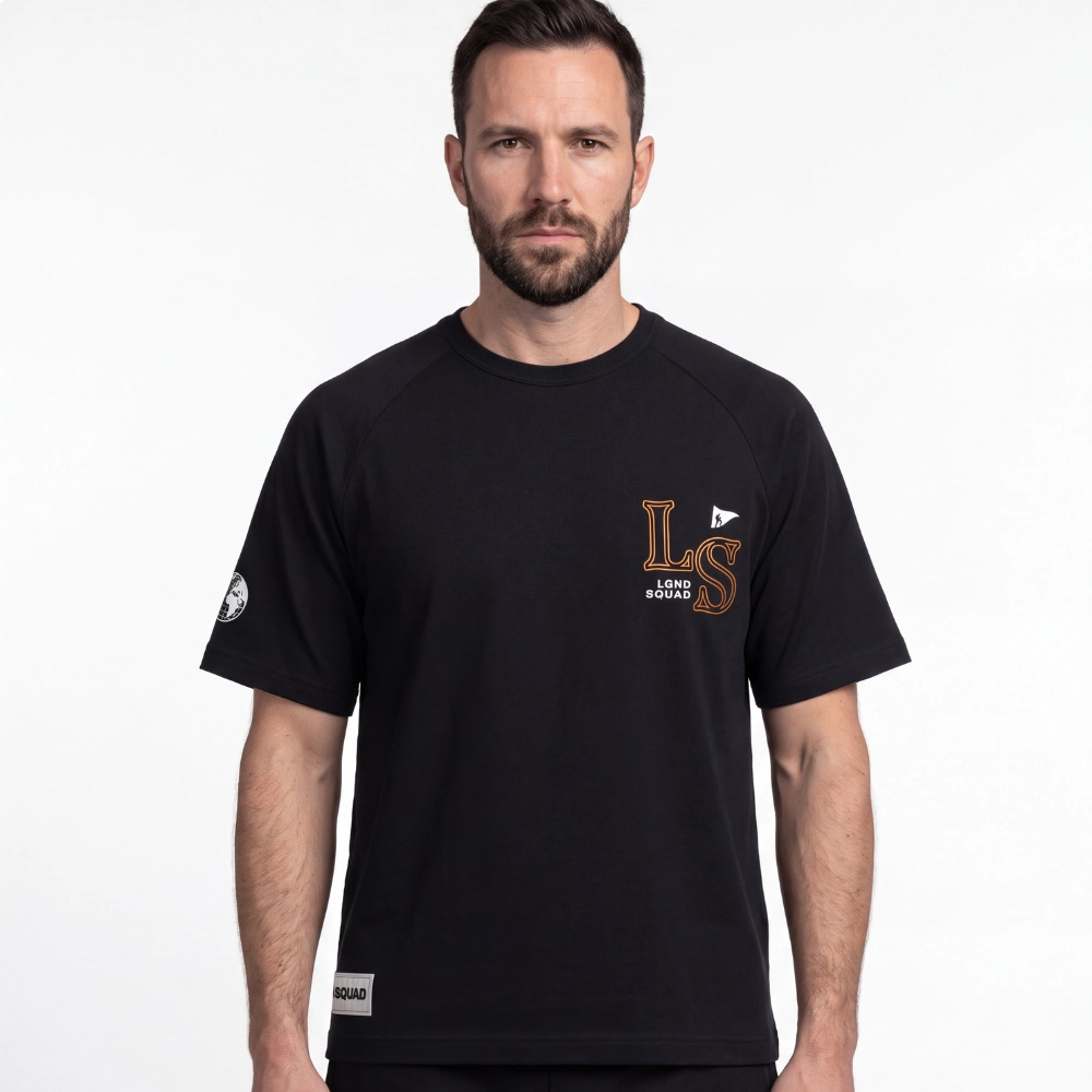 Camiseta Masculina Ls Squad / Preto