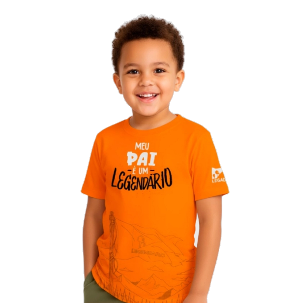 Camiseta Meu Pai É um Legendário (Montanha)