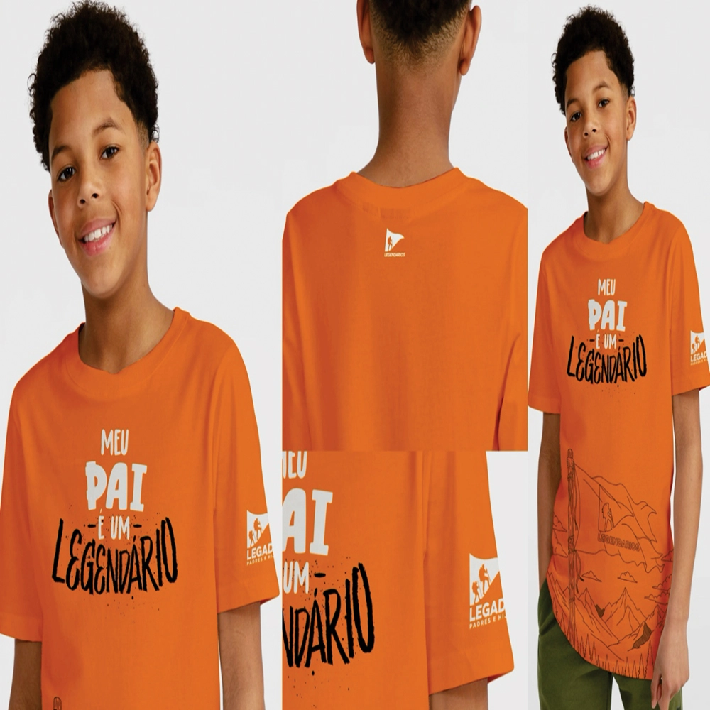 Camiseta Meu Pai É um Legendário (Montanha)