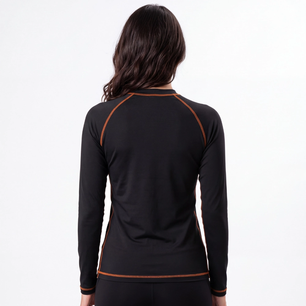 Camiseta Segunda Pele UV50+ Feminina - Preto Camiseta Segunda Pele UV50+ Feminina - Preto