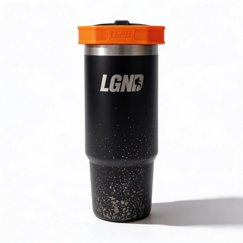 Copo Termico com alça - LGND - PRETO 