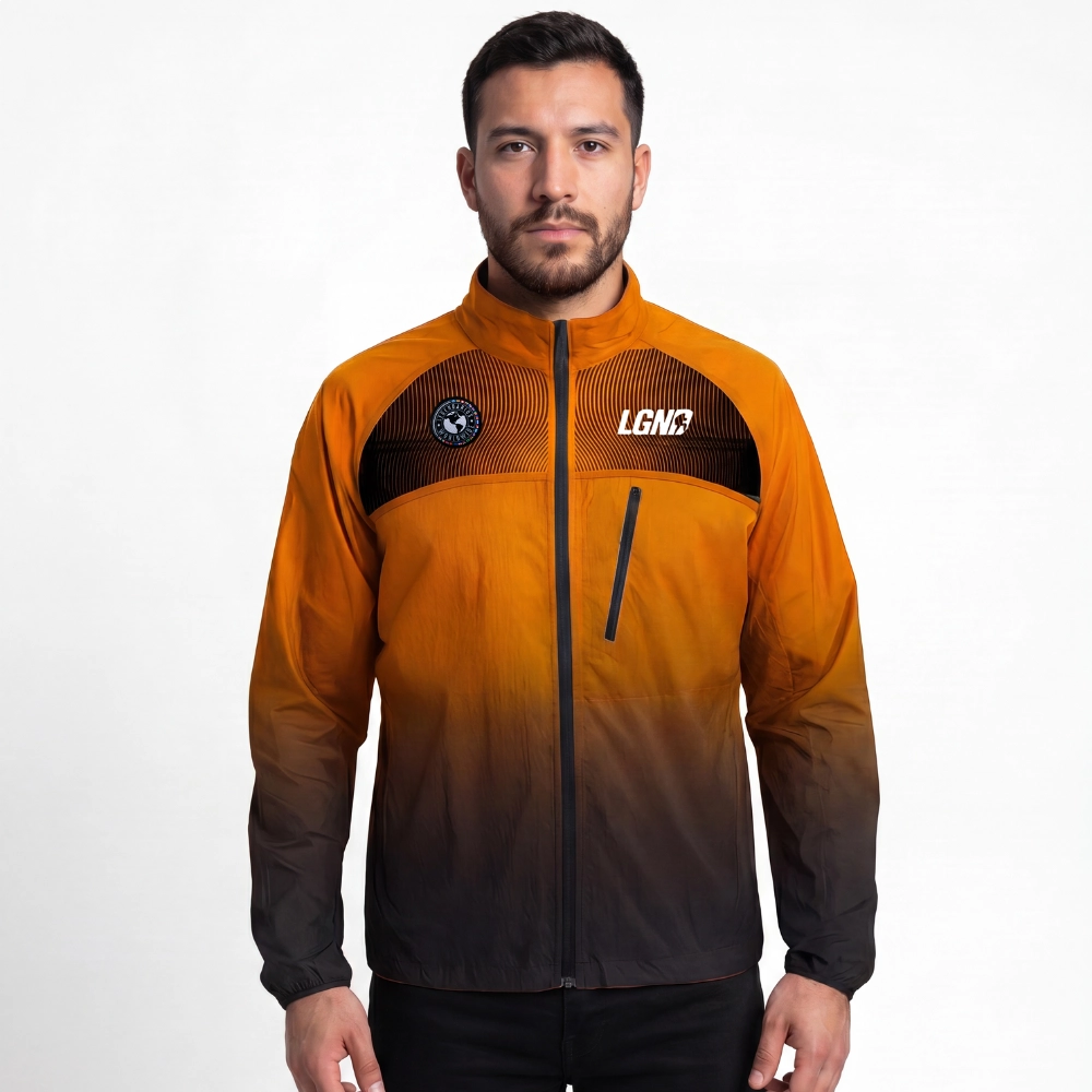 Jaqueta Corta Vento Sublimada Legendarios - Laranja
