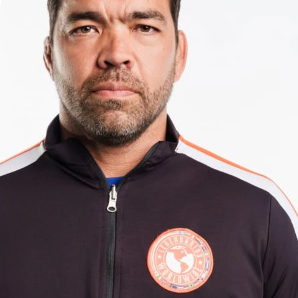 Jaqueta Listras Laranja