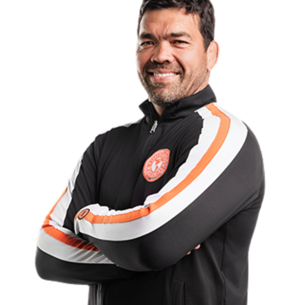 Jaqueta Listras Laranja