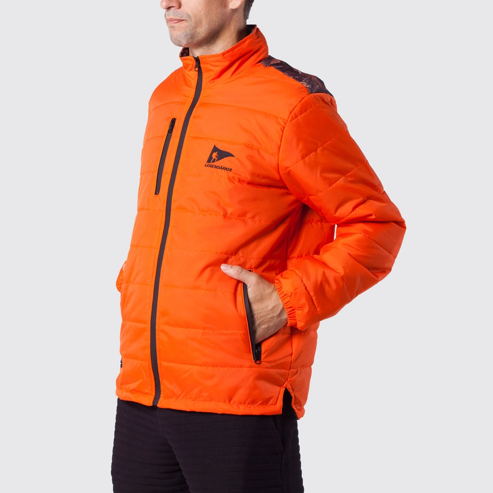 Jaqueta Puffer Laranja