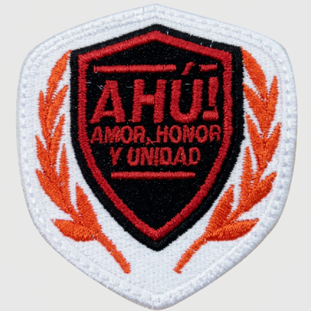 Patch Bordado Tour Ahu - Preto