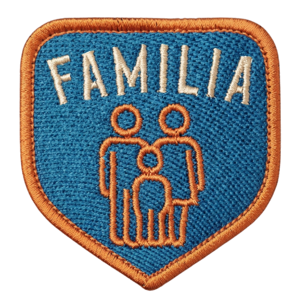 Patch Familia - Azul
