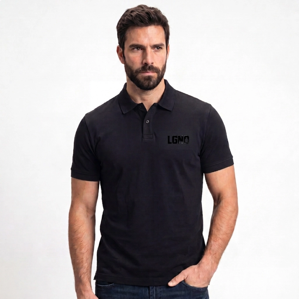 Polo Masculina LGND All Black - Preta