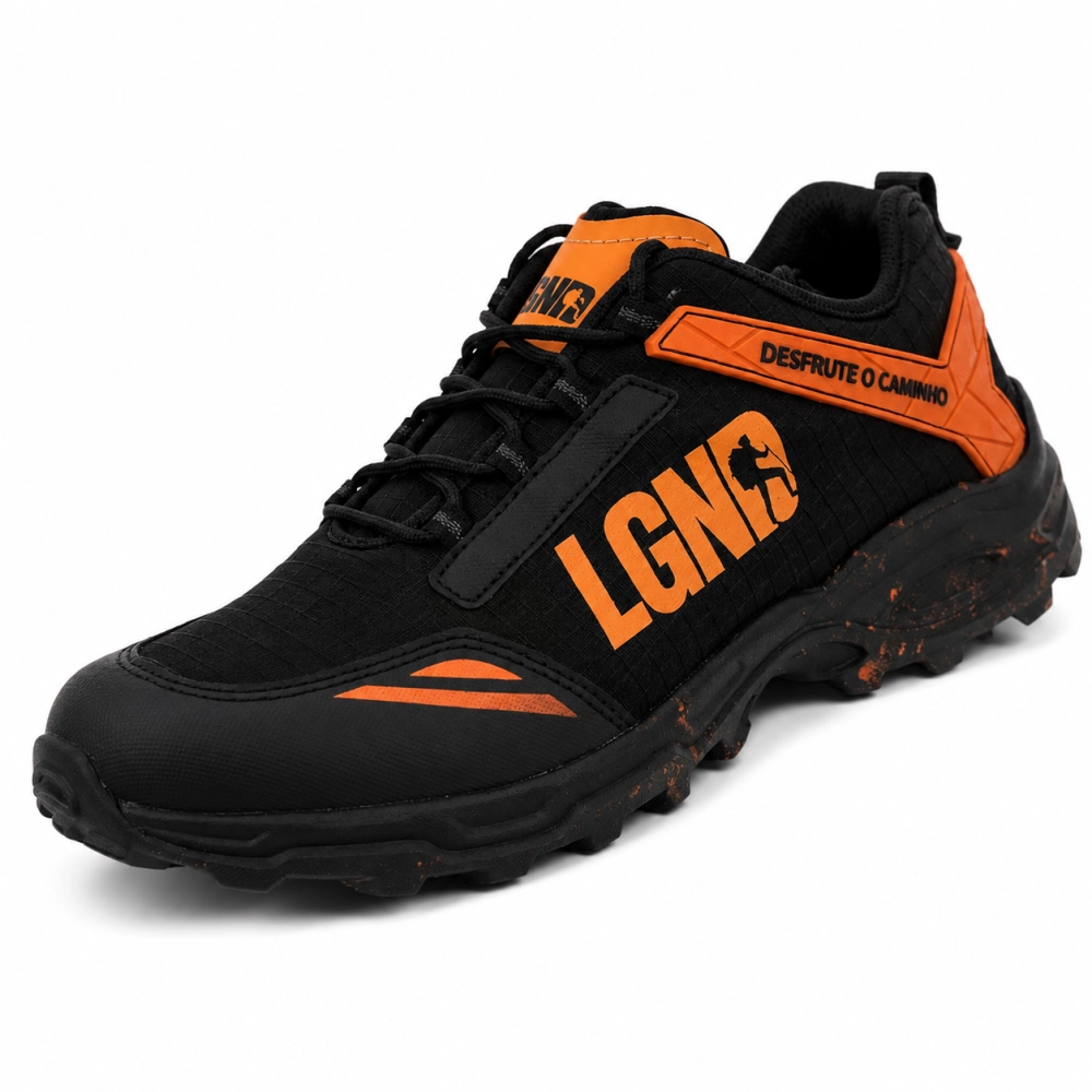 Sapatilha Trail LGND em telas com solado borracha